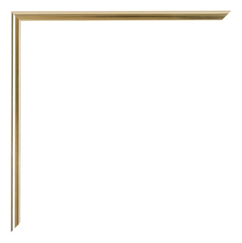 Kent Aluminium Bilderrahmen 60x85cm Gold Detail Ecke | Yourdecoration.de