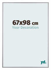 Kent Aluminium Bilderrahmen 67x98cm Platin Vorne Messe | Yourdecoration.de