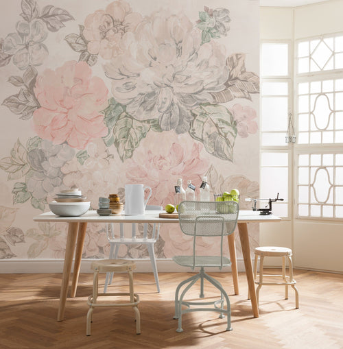 Komar Gardenia Vlies Fototapete 250x250cm 5 bahnen interieur | Yourdecoration.de