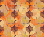 Komar Seventies Swing Vlies Fototapete 300x250cm 3 bahnen | Yourdecoration.de