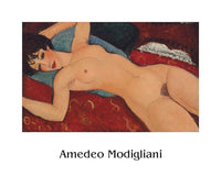 Kunstdruck Amedeo Modigliani Liegender Akt l 50x40cm AMO 2000 PGM | Yourdecoration.de