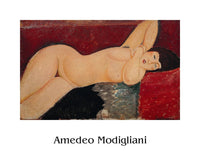 Kunstdruck Amedeo Modigliani Liegender Akt ll xcm AMO 2001 PGM | Yourdecoration.de