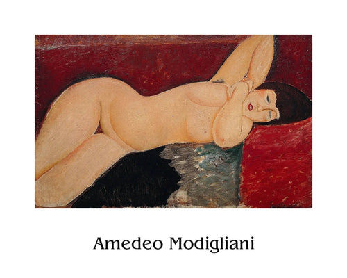 Kunstdruck Amedeo Modigliani Liegender Akt ll xcm AMO 2001 PGM | Yourdecoration.de