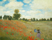 Kunstdruck Claude Monet Mohnfeld bei Argenteuil 90x70cm CM 15 PGM | Yourdecoration.nl