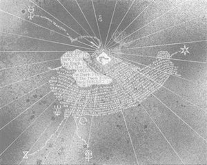Kunstdruck Harry Potter Marauders Map Inky 50x40cm Pyramid PPR53248 | Yourdecoration.de