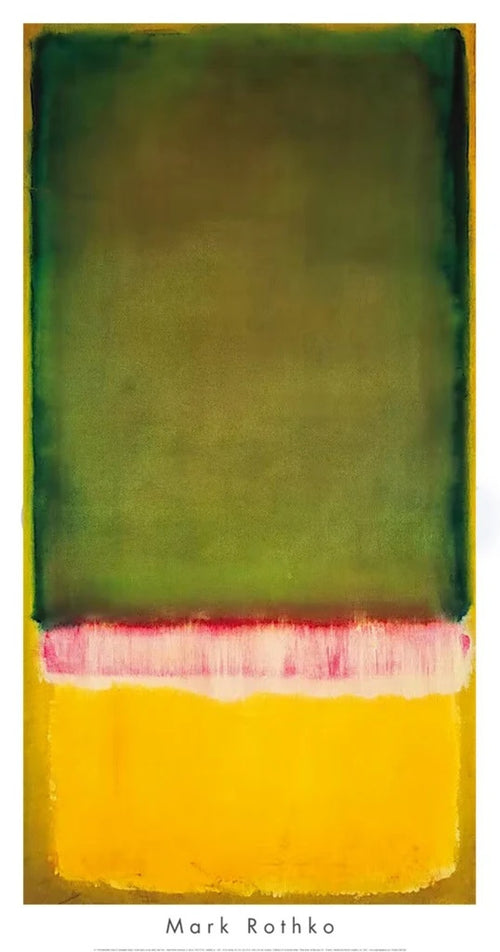 Kunstdruck Mark Rothko Untitled 1949 53x101 5cm MKR 464 | Yourdecoration.de
