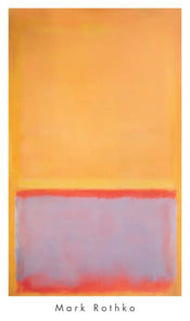 Kunstdruck Mark Rothko Untitled 1954 57x96 5cm MKR 820 | Yourdecoration.de