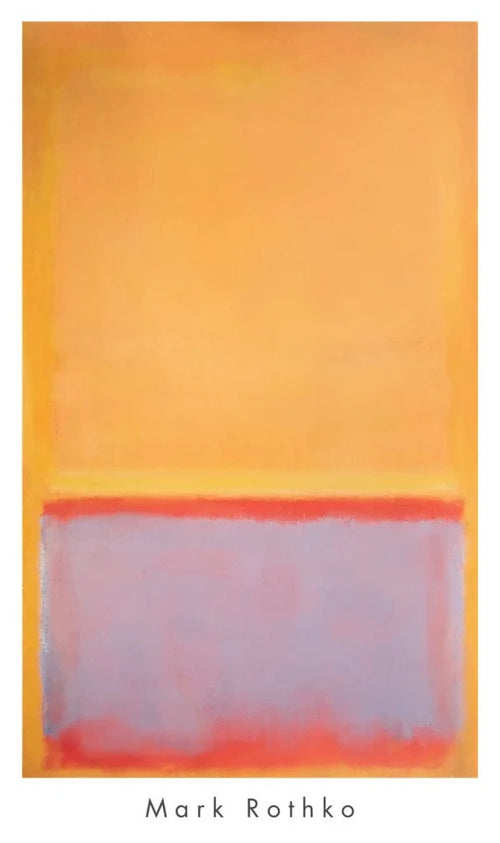 Kunstdruck Mark Rothko Untitled 1954 57x96 5cm MKR 820 | Yourdecoration.de