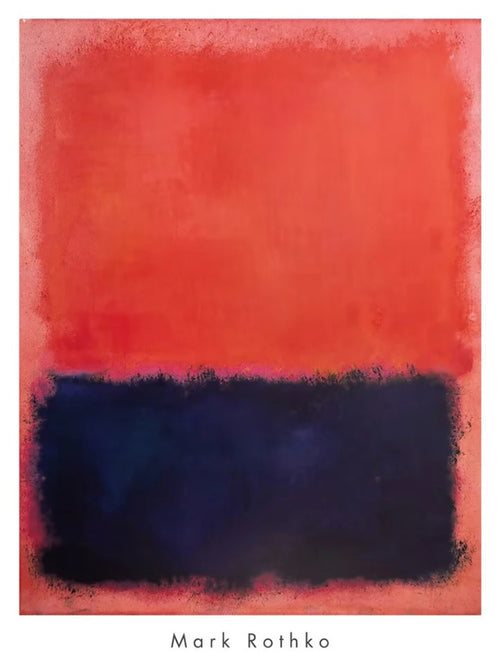 Kunstdruck Mark Rothko Untitled 1960 61 66x89cm MKR 819 | Yourdecoration.de