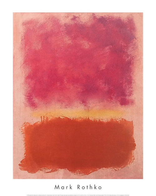 Kunstdruck Mark Rothko Untitled 1985 61x76cm MKR 956 | Yourdecoration.de