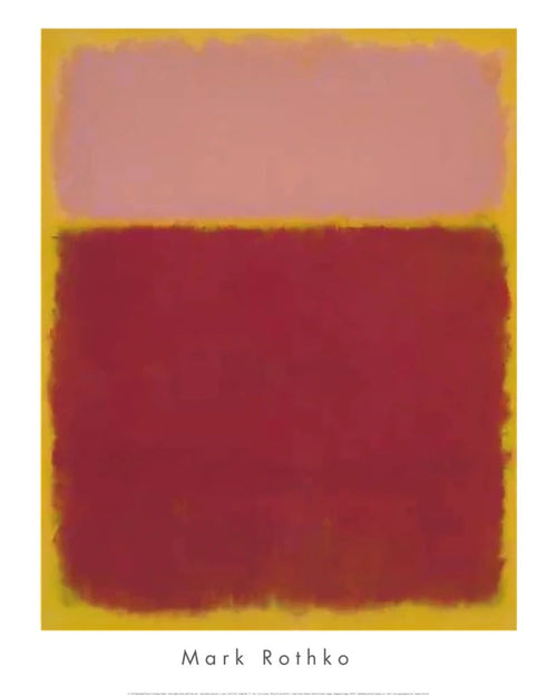 Kunstdruck Mark Rothko Untitled No 17 1961 61x76cm MKR 957 | Yourdecoration.de