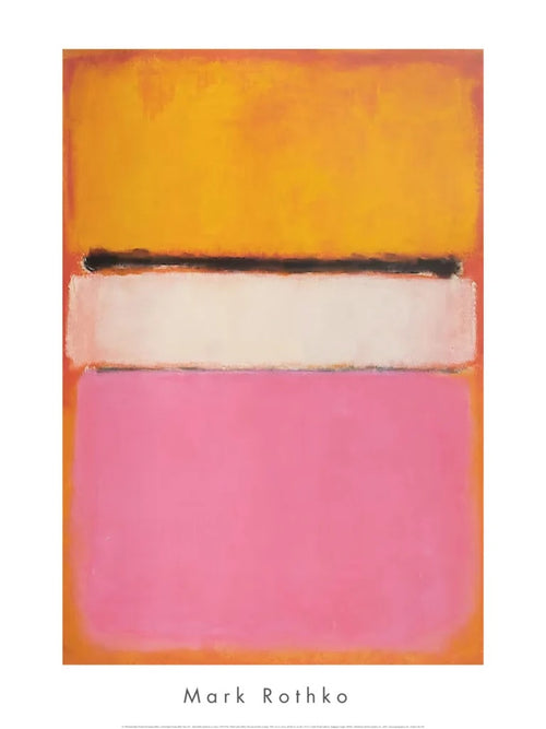 Kunstdruck Mark Rothko White Center 1950 61x84cm MKR 955 | Yourdecoration.de
