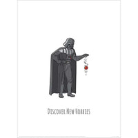 Kunstdruck Star Wars Vaders Boredom Busting Ideas Discover New Hobbies 30x40cm Pyramid PPR54082 | Yourdecoration.de