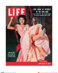 Kunstdruck Time Life Life Cover Joan Collins 40x50cm Pyramid PPR43076 | Yourdecoration.de