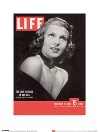 Kunstdruck Time Life Life Cover Rita Hayworth 30x40cm Pyramid PPR44046 | Yourdecoration.de