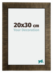 Leeds Holz Bilderrahmen 20x30cm Champagner Geburstet Vorne Messe | Yourdecoration.de