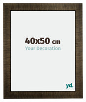 Leeds Holz Bilderrahmen 40x50cm Champagner Geburstet Vorne Messe | Yourdecoration.de