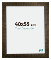 Leeds Holz Bilderrahmen 40x55cm Champagner Geburstet Vorne Messe | Yourdecoration.de