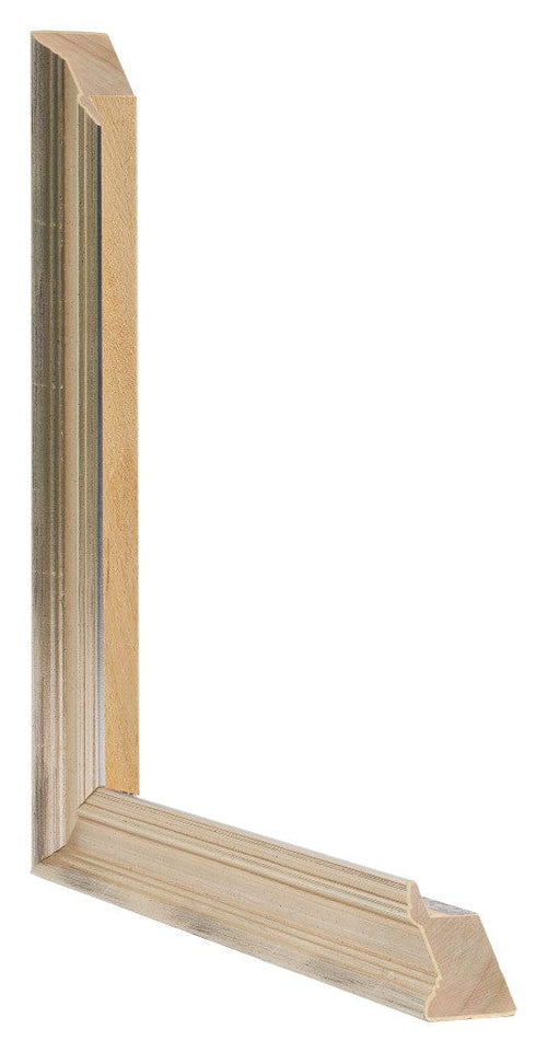 Lincoln Holz Bilderrahmen 18x24cm Silber Querschnitt | Yourdecoration.de