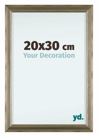 Lincoln Holz Bilderrahmen 20x30cm Silber Vorne Messe | Yourdecoration.de
