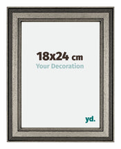 Liverpool Holz Bilderrahmen 18x24cm Silber Vorne Messe | Yourdecoration.de