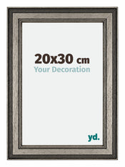 Liverpool Holz Bilderrahmen 20x30cm Silber Vorne Messe | Yourdecoration.de