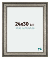 Liverpool Holz Bilderrahmen 24x30cm Silber Vorne Messe | Yourdecoration.de