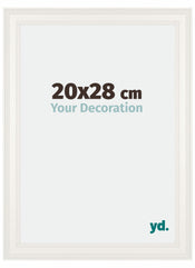 London Holz Bilderrahmen 20x28cm Weiss Vorne Messe | Yourdecoration.de