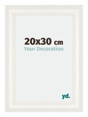 London Holz Bilderrahmen 20x30cm Weiss Vorne Messe | Yourdecoration.de