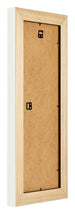 London Holz Bilderrahmen 20x60cm Weiss Rucksteite Schrag | Yourdecoration.de