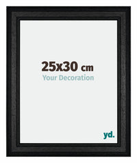 London Holz Bilderrahmen 25x30cm Schwarz Vorne Messe | Yourdecoration.de