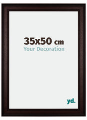 London Holz Bilderrahmen 35x50cm Braun Wenge Vorne Messe | Yourdecoration.de