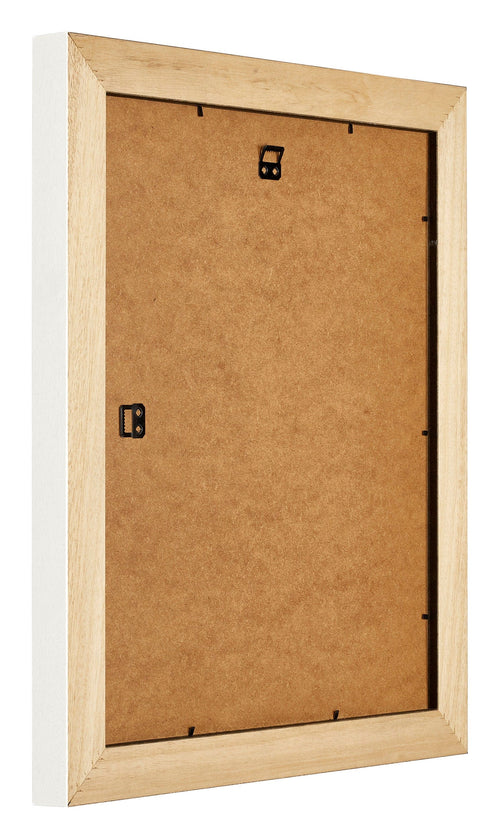 London Holz Bilderrahmen 40x45cm Weiss Rucksteite Schrag | Yourdecoration.de
