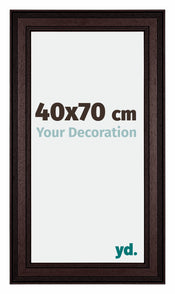London Holz Bilderrahmen 40x70cm Braun Wenge Vorne Messe | Yourdecoration.de