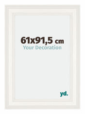 London Holz Bilderrahmen 61x91 5cm Weiss Vorne Messe | Yourdecoration.de