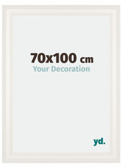 London Holz Bilderrahmen 70x100cm Weiss Vorne Messe | Yourdecoration.de