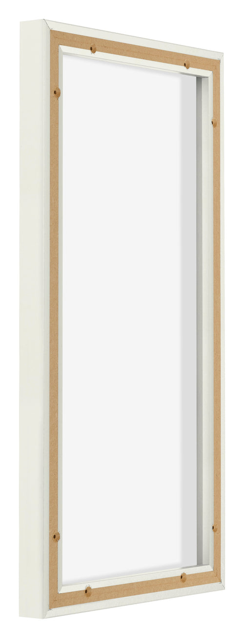 Lyon MDF Schattenfugenrahmen 1 2 Weiss Matt Ruckseite Schrag | Yourdecoration.de