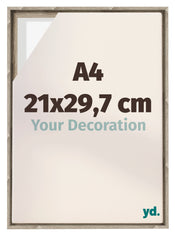 Lyon MDF Schattenfugenrahmen 21x29 7cm A4 Sonoma Eiche Vorne Messe | Yourdecoration.de
