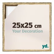 Lyon MDF Schattenfugenrahmen 25x25cm Gold Antik Vorne Messe | Yourdecoration.de