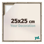 Lyon MDF Schattenfugenrahmen 25x25cm Sonoma Eiche Vorne Messe | Yourdecoration.de