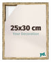 Lyon MDF Schattenfugenrahmen 25x30cm Gold Antik Vorne Messe | Yourdecoration.de