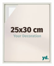 Lyon MDF Schattenfugenrahmen 25x30cm Weiss Matt Vorne Messe | Yourdecoration.de