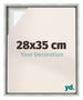 Lyon MDF Schattenfugenrahmen 28x35cm Silber Matt Vorne Messe | Yourdecoration.de