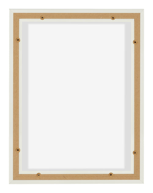 Lyon MDF Schattenfugenrahmen 3 4 Weiss Matt Ruckseite | Yourdecoration.de