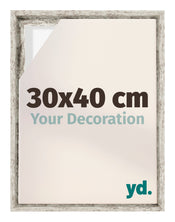 Lyon MDF Schattenfugenrahmen 30x40cm Weiss Vintage Vorne Messe | Yourdecoration.de