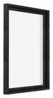 Lyon MDF Schattenfugenrahmen 4 5 Schwarz Matt Vorne Schrag | Yourdecoration.de