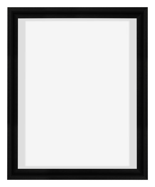 Lyon MDF Schattenfugenrahmen 4 5 Schwarz Matt Vorne | Yourdecoration.de