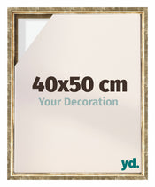 Lyon MDF Schattenfugenrahmen 40x50cm Gold Antik Vorne Messe | Yourdecoration.de