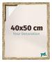 Lyon MDF Schattenfugenrahmen 40x50cm Gold Antik Vorne Messe | Yourdecoration.de