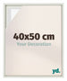 Lyon MDF Schattenfugenrahmen 40x50cm Weiss Matt Vorne Messe | Yourdecoration.de